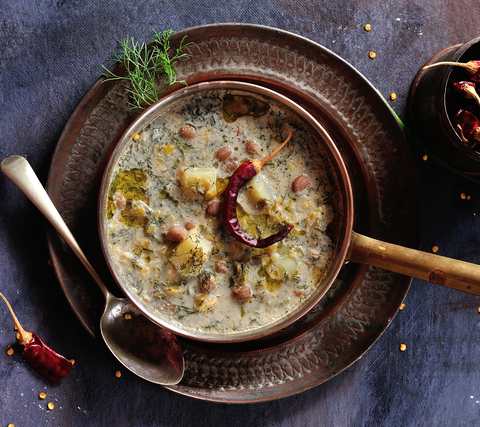 Sabsige Soppu Koou (Dill Feuille Curry) Recette Recette Indienne Traditionnelle