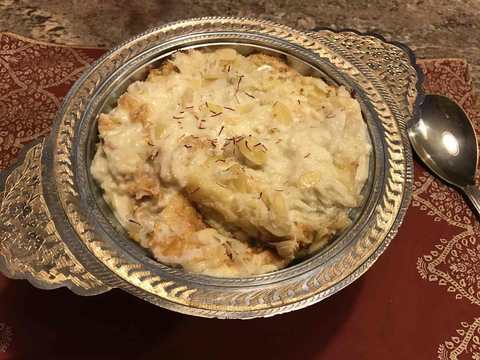 Umm Ali Recette - Recette de dessert égyptien avec pâte feuilletée Recette Indienne Traditionnelle