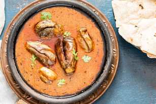 Vankaya Gasagasala Kura | Andhra style pavane de pavane recette de curry Recette Indienne Traditionnelle