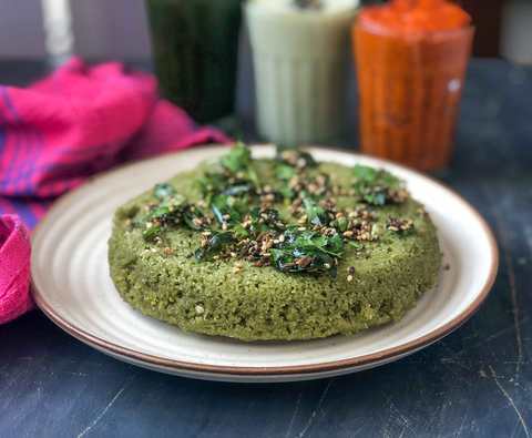 Vert Chutney Rava Dhokla Recette – Sooji Dhokla Recette Indienne Traditionnelle