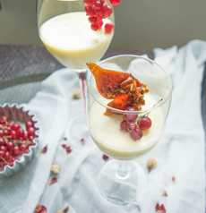 Vin de glace Panna Recette de cotta Recette Indienne Traditionnelle